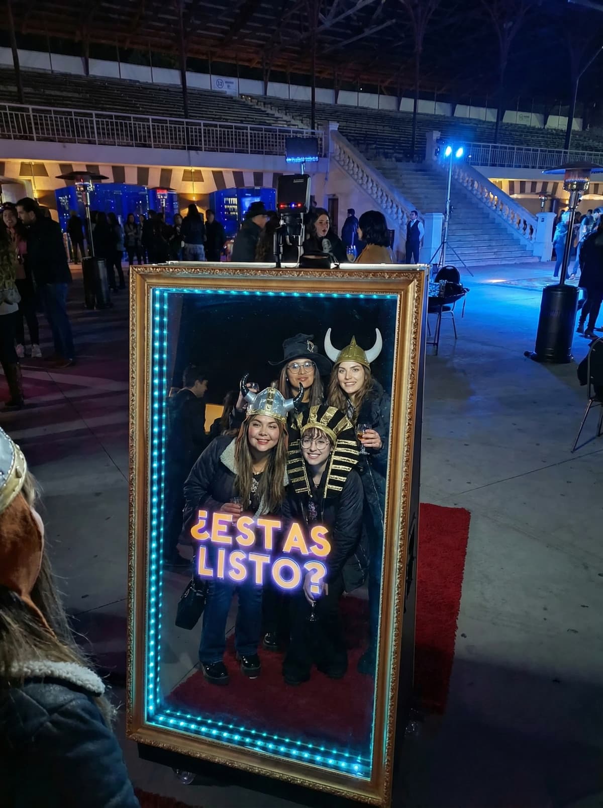 Espejo mágico Happic en evento